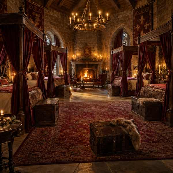 The Imperial Suite. The whole room. All four beds. Yours alone, or invite the party.